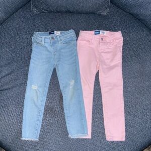 Old Navy Kids Jeans (like new) - Light Blue and Pink